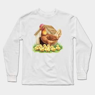 Chicken Lady Long Sleeve T-Shirt